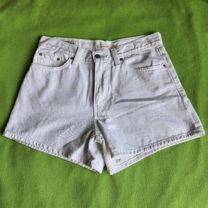 80s Mom Shorts ] White Size:28